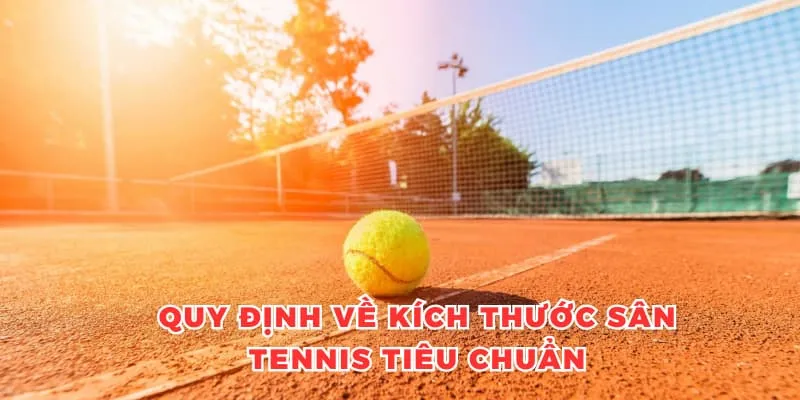 Về những quy định về kích thước sân tennis tiêu chuẩn